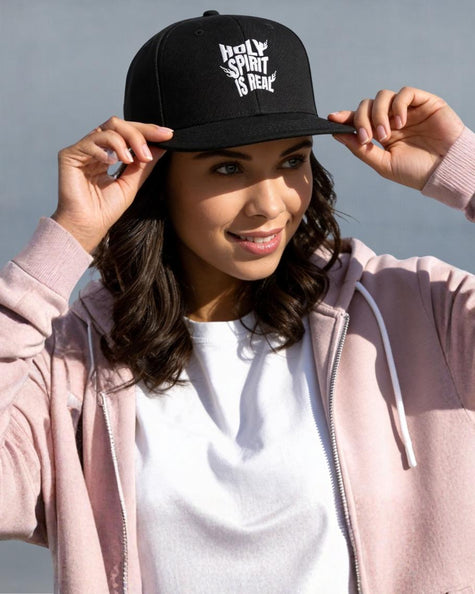 Holy spirit is real Snapback Hat Roydel Graphic Tee's