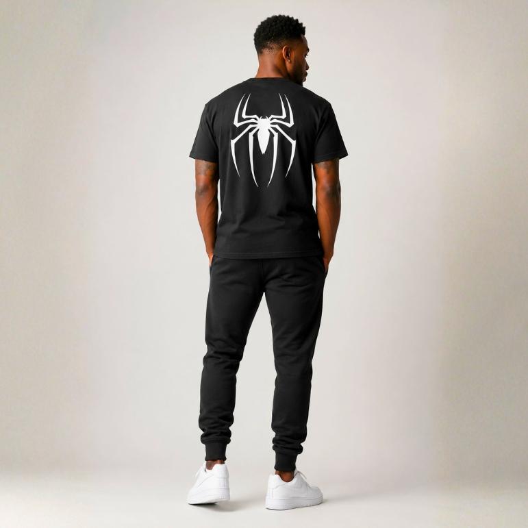 Spider Emblem T‑Shirt – Bold Streetwear Graphic Tee for Men & Women Roydel Graphic Tee's