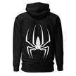 Black Unisex Spider Hoodie Roydel Graphic Tee's